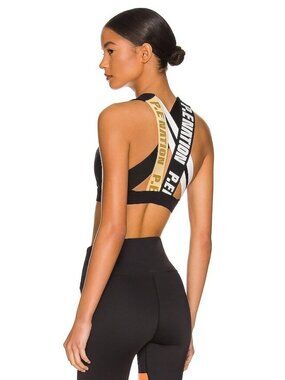 P.E Nation Backswing Sports Bra in Black